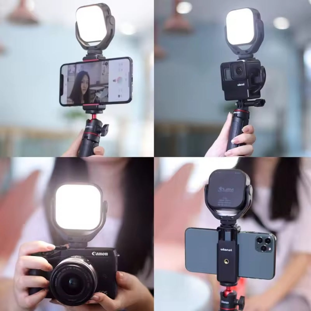 Ulanzi VL66 Adjustable LED Video Light with 360° Mount & Rechargeable