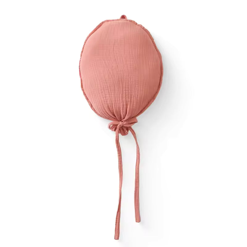 Baby Teddy Velvet Balloon Pillow – Newborn Photography & Nursery Decor