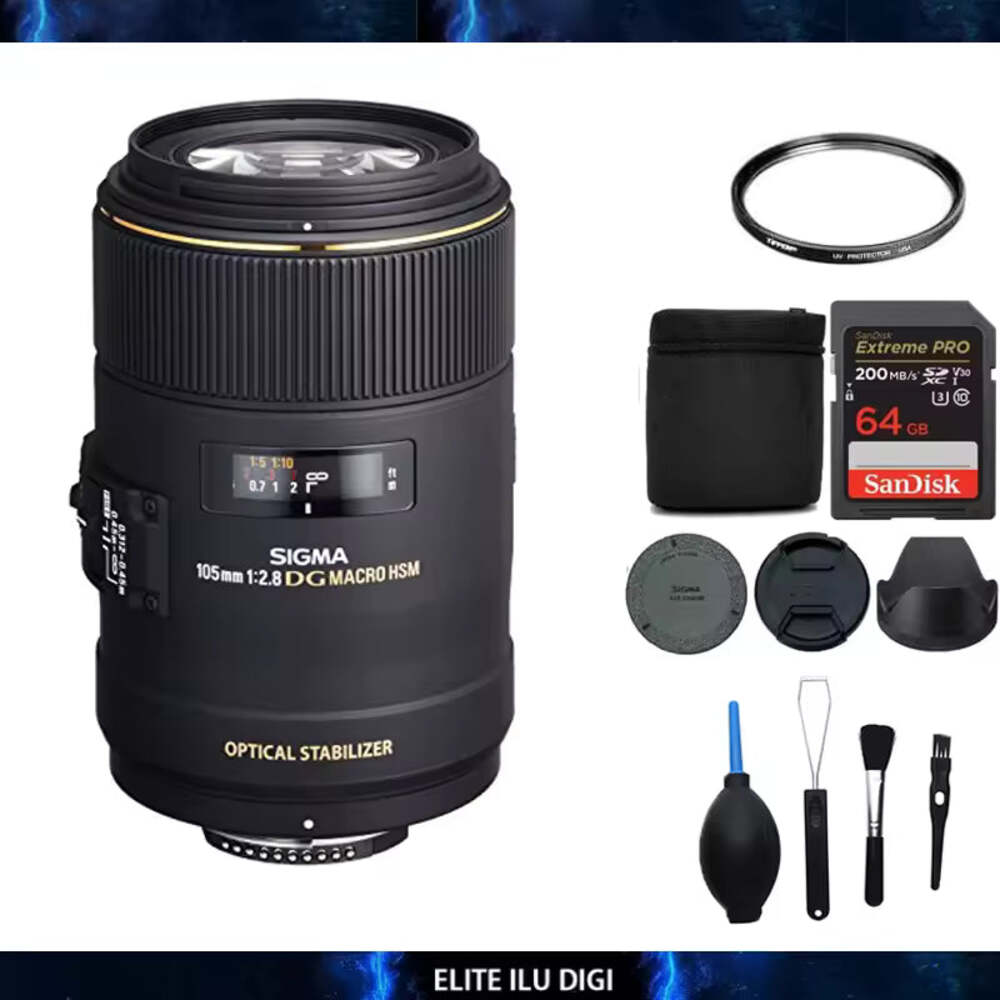 Sigma 105mm f/2.8 EX DG OS HSM Macro Lens for Canon EF