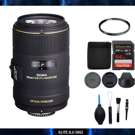 Sigma 105mm f/2.8 EX DG OS HSM Macro Lens for Canon EF