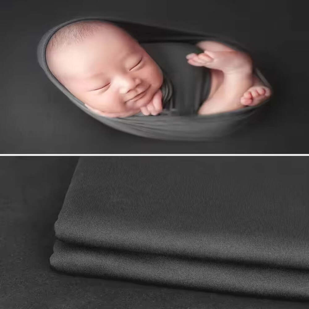 Newborn Photography Wrap – Soft, Stretchable Baby Photo Prop