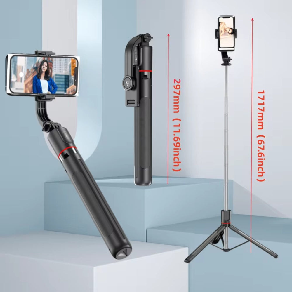 FGCLSY Selfie Stick Tripod with Bluetooth Remote for Smartphones