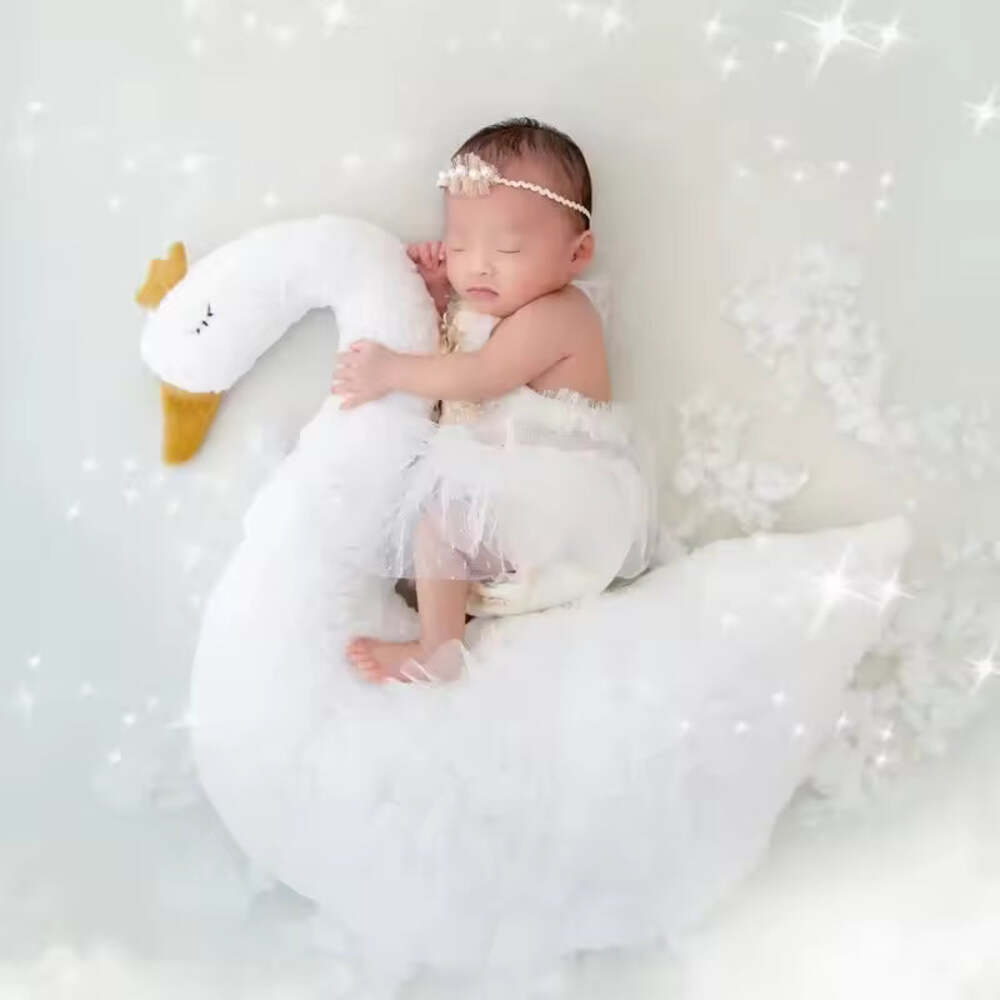 Newborn Baby Plush Bunny Photography Prop Posing Pillow Mat