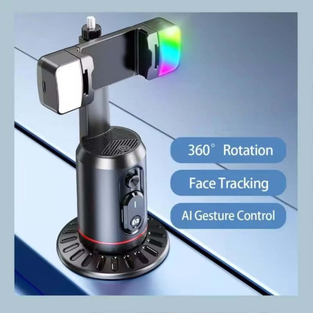 BSLIUFANG 360° Gimbal Stabilizer with Face Tracking & Bluetooth Remote