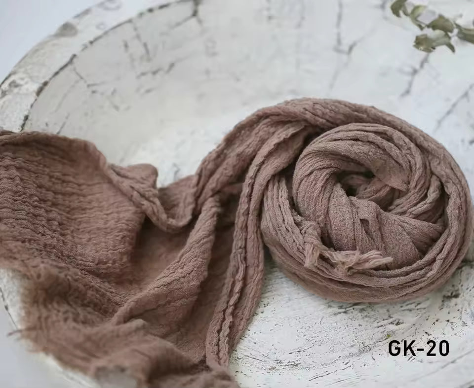 Stretchable Newborn Photography Wrap – Soft Cotton Prop Blanket