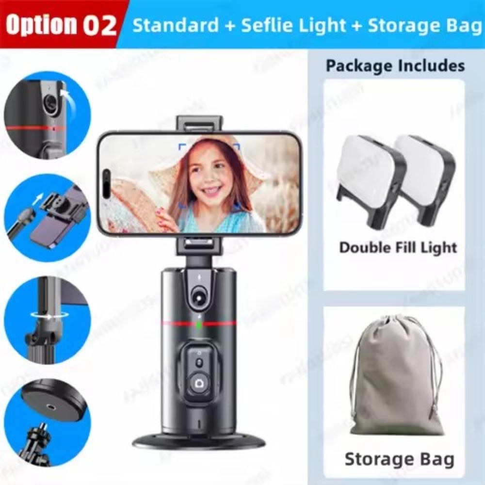 FANGTUOSI 360° Gimbal Stabilizer Selfie Stick for Smartphone Live