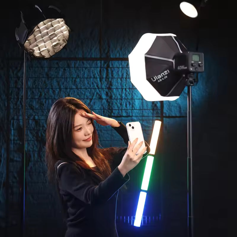 Ulanzi AS-L30 30cm Portable Lantern Softbox – Mini Bowens Mount Ball Diffuser for LT028 40W COB LED