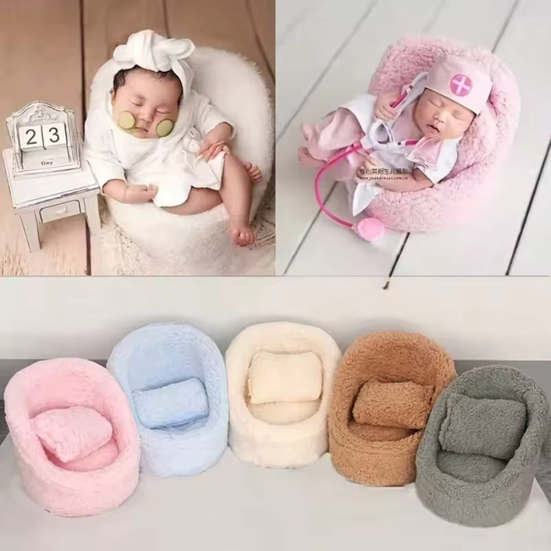 Newborn Photography Prop Sofa – Baby Posing Couch for Studio & Home Shoots