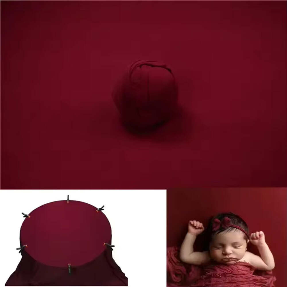 Newborn Photography Wrap – Soft, Stretchable Baby Photo Prop