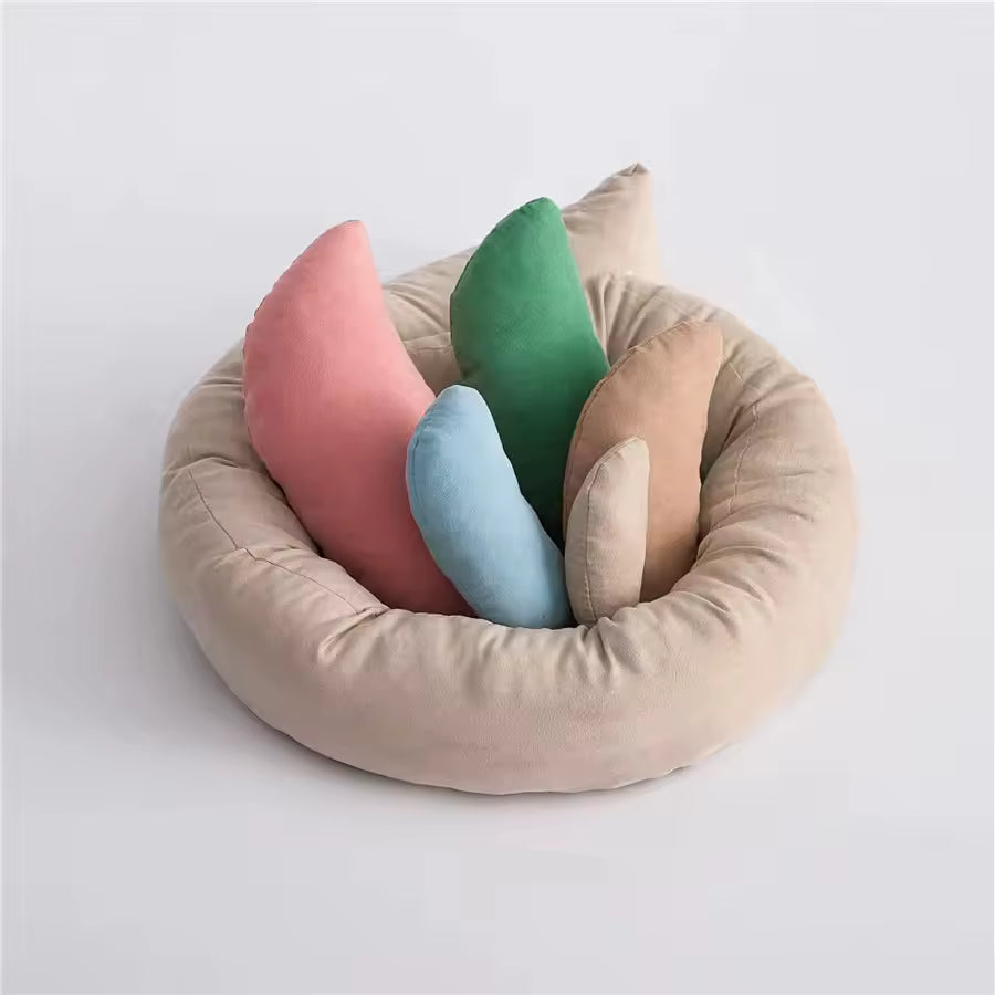 6pcs Newborn Posing Pillows Set Baby Photography Prop Cushion