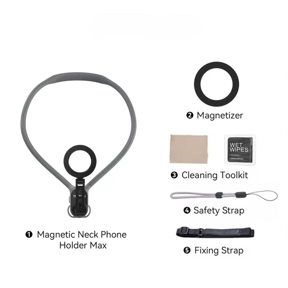 magnetic neck mount for phones