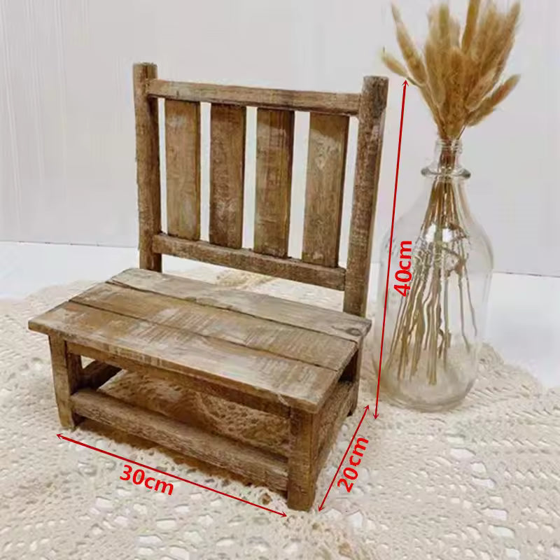 Buy Children’s Wooden Baby Chair Photography Prop