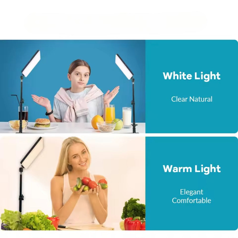 Dimmable LED Video Light – Selfie & Studio Fill Lamp for Live Stream