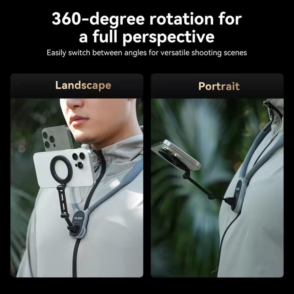TELESIN Magnetic Neck Mount with Quick Release – Phone Accessories