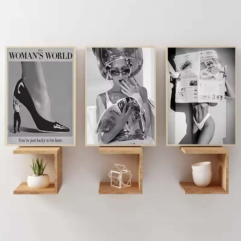 Retro Canvas Art Poster – Fashion Trend Home Wall Decoration