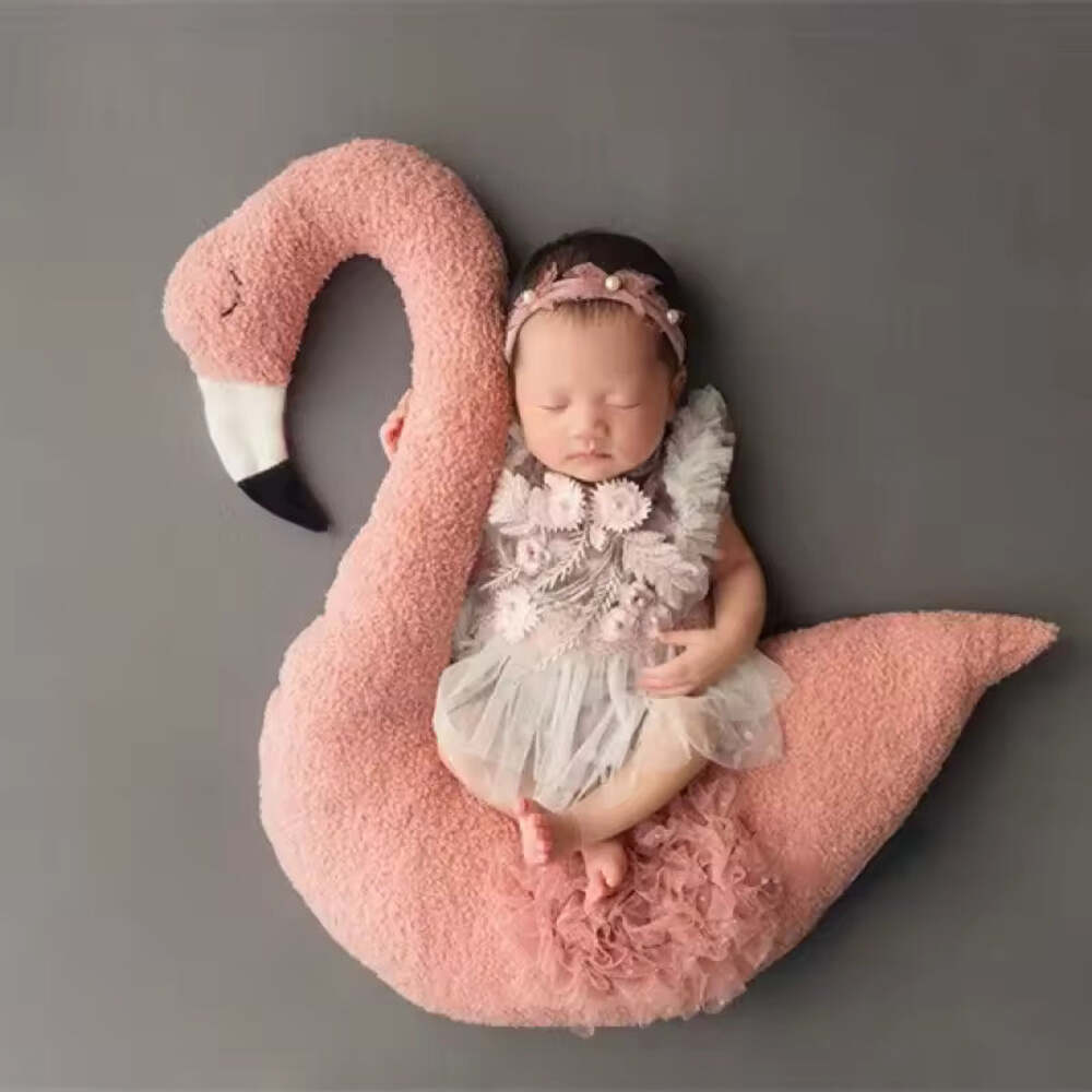Newborn Baby Plush Bunny Photography Prop Posing Pillow Mat