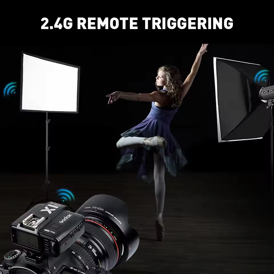 Godox X1T Wireless Flash Trigger – TTL, 1/8000s HSS, 2.4G for Fuji & Olympus