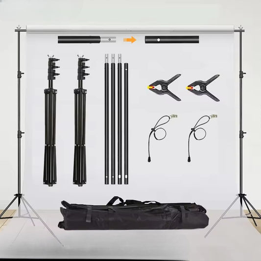 Backdrop Stand Support System Kit for Photo & Video Studio