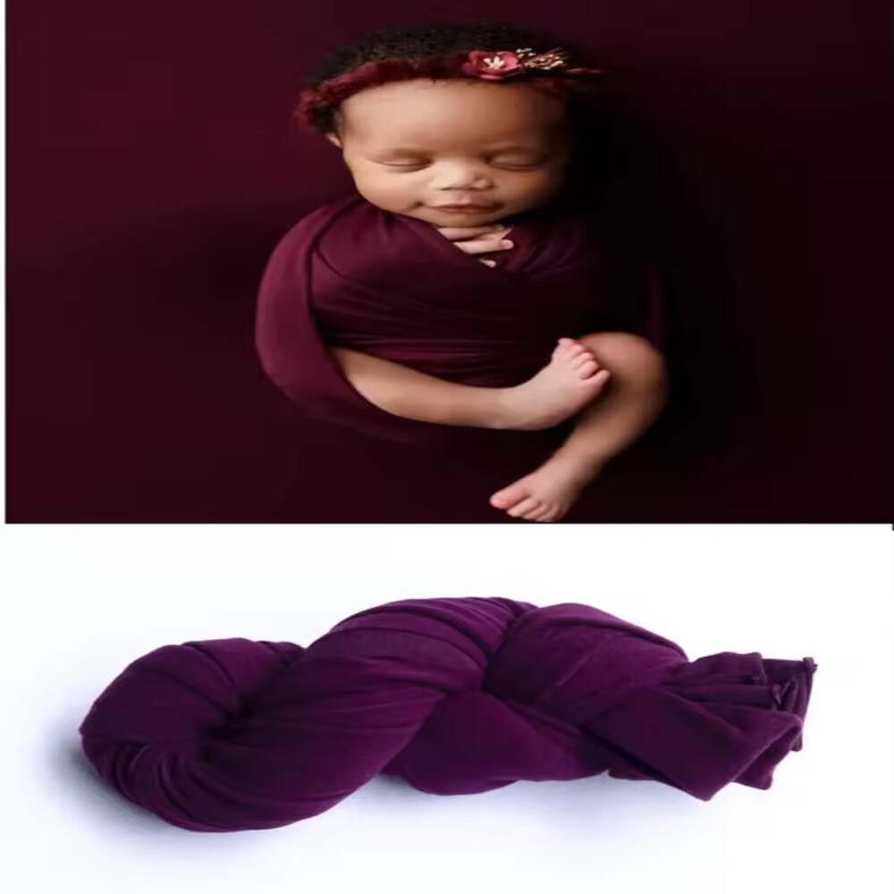Newborn Photography Wrap – Soft, Stretchable Baby Photo Prop