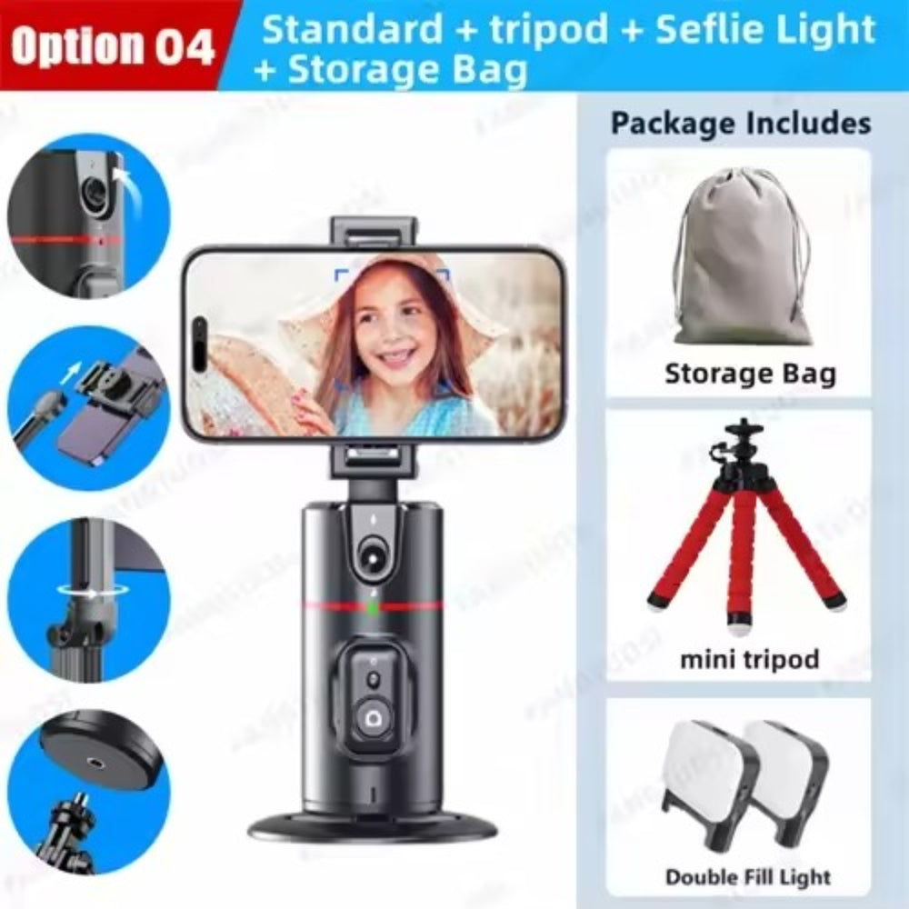 FANGTUOSI 360° Gimbal Stabilizer Selfie Stick for Smartphone Live