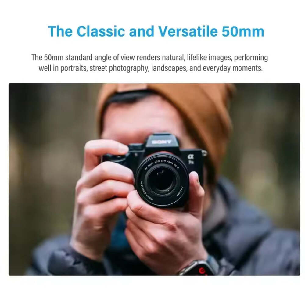 Viltrox AF 50mm f/2.0 Prime Lens for Sony E & Nikon Z Full Frame Cameras