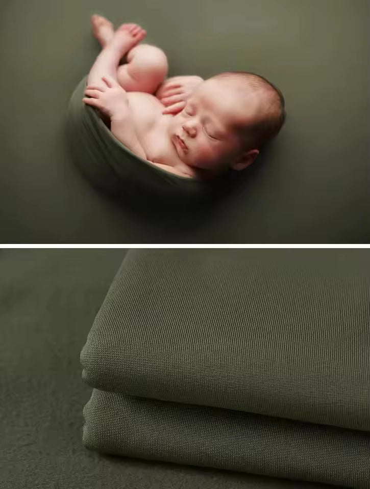 Newborn Photography Wrap – Soft, Stretchable Baby Photo Prop