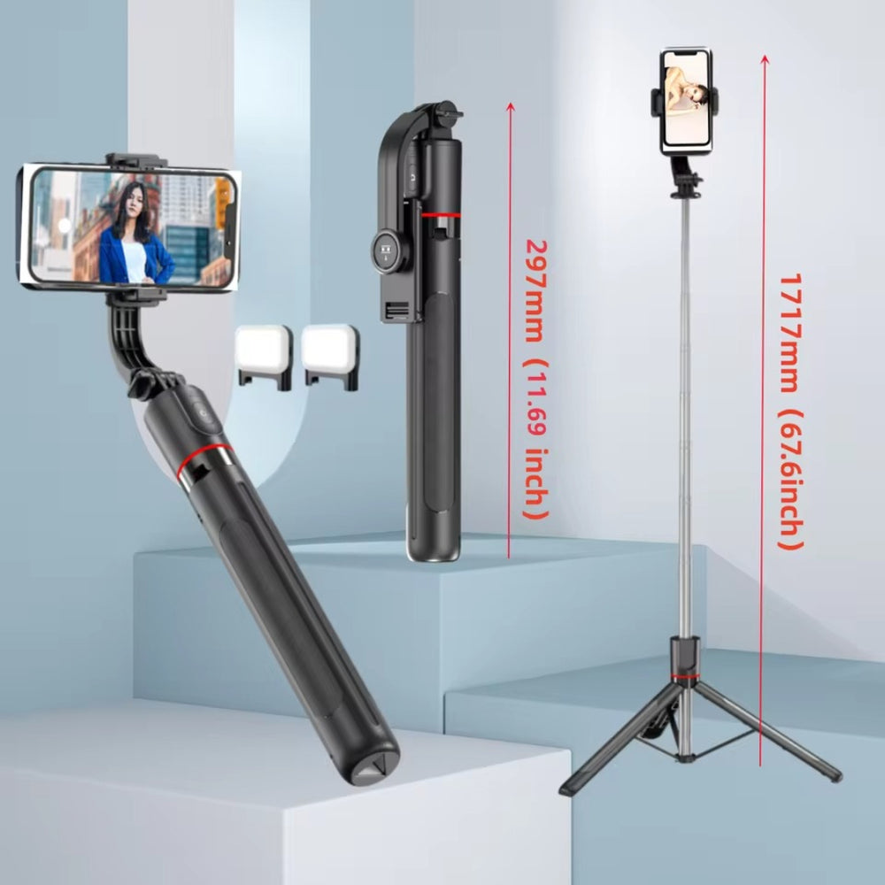 FGCLSY Selfie Stick Tripod with Bluetooth Remote for Smartphones