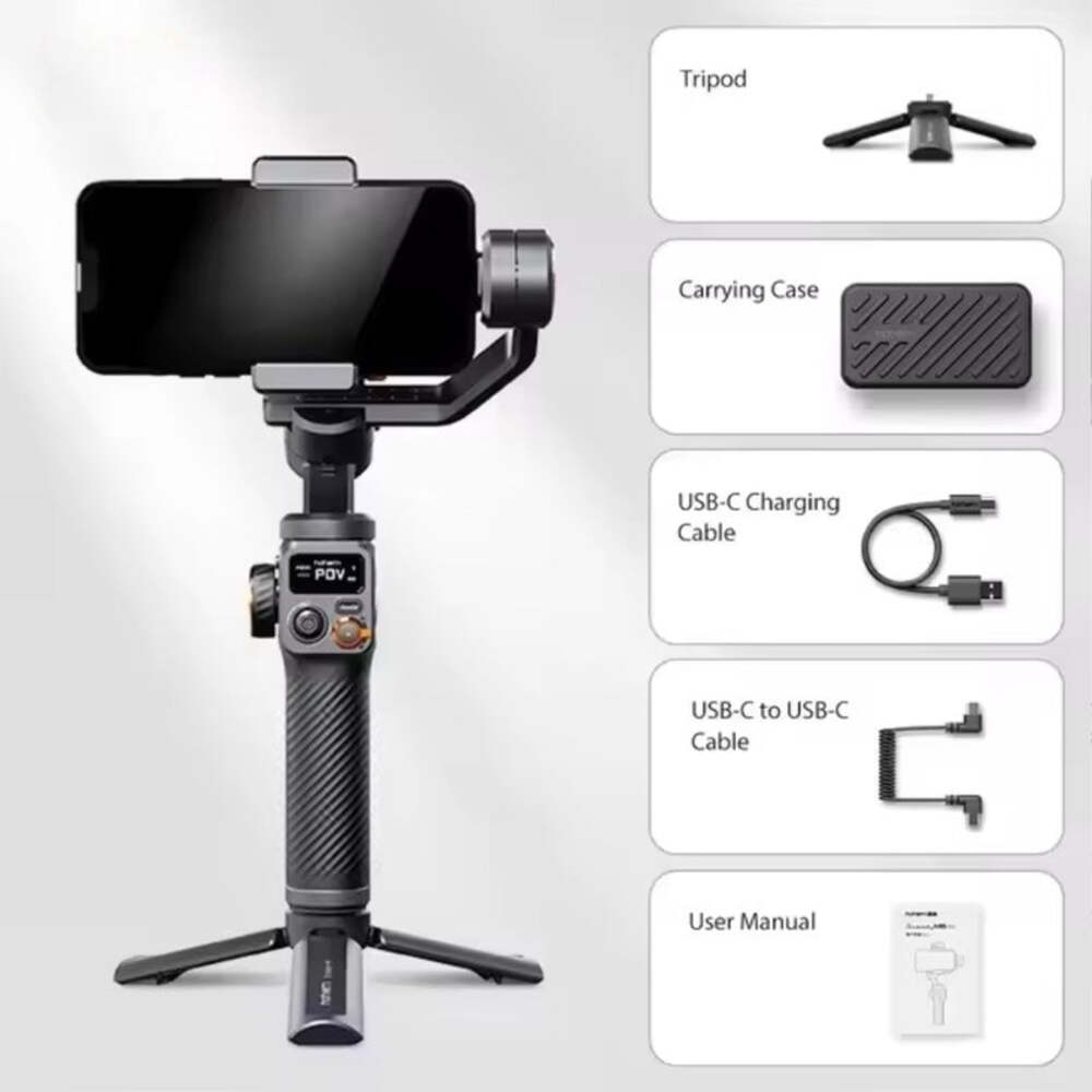 Hohem iSteady M7/M6 AI 3-Axis Phone Gimbal with Selfie Stick