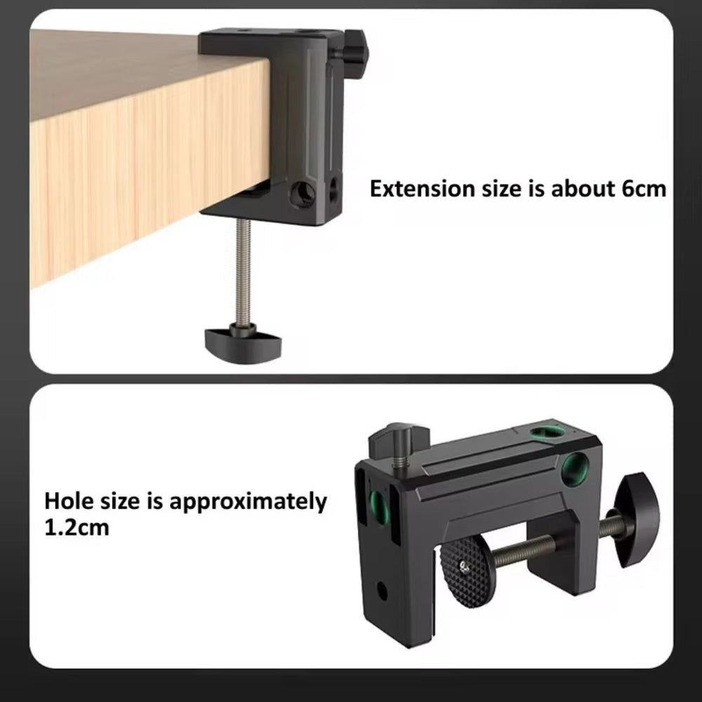 Rotating Long Arm Phone & Tablet Holder Stand – Desktop & Bed Use