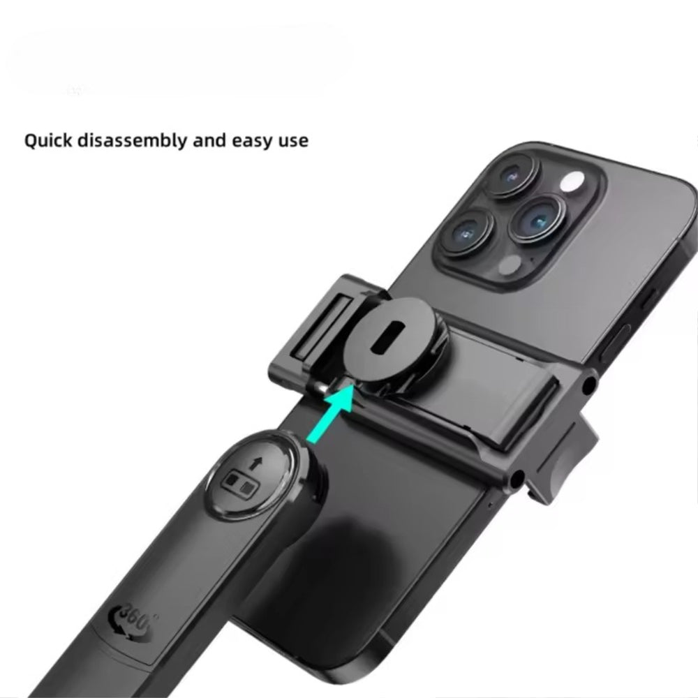 C17 AI Tracking Selfie Stick Tripod with 360° Rotation & Fill Light
