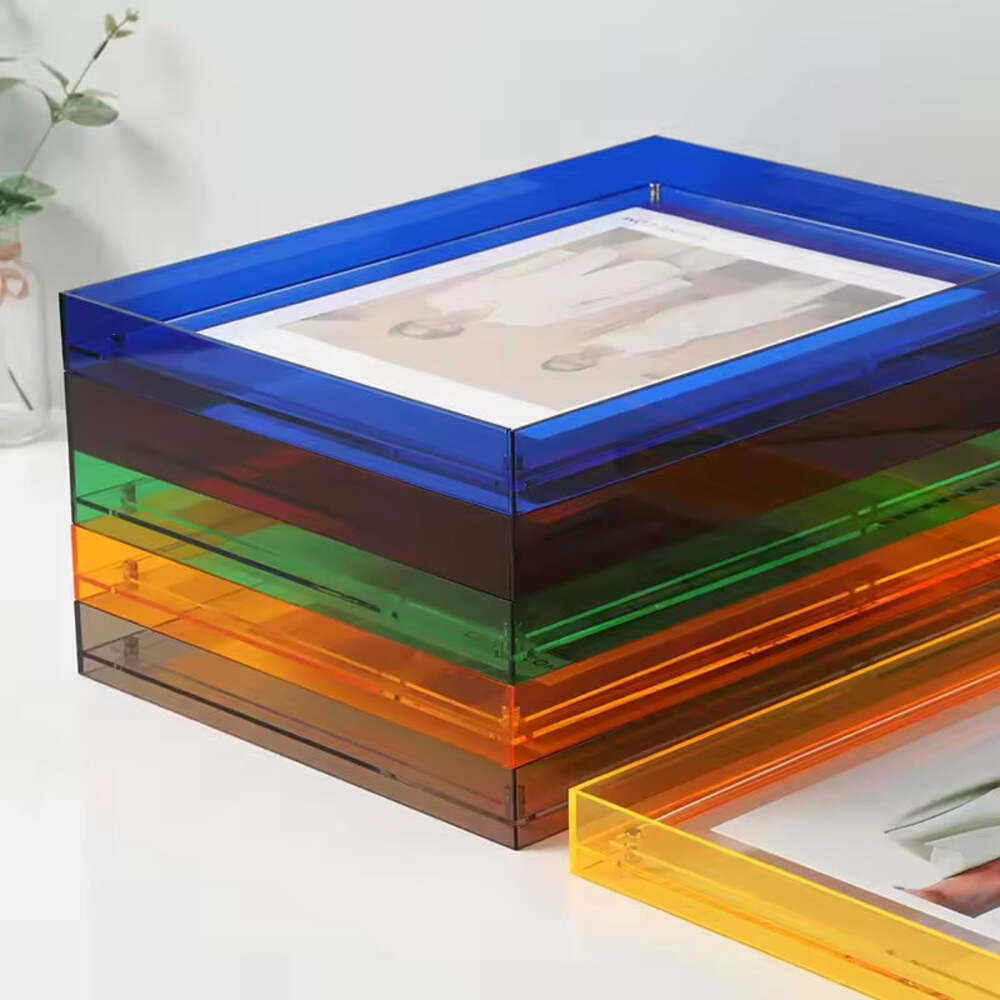 Transparent Acrylic Photo Frame – Wall & Tabletop Display for Posters, Paintings, Photos