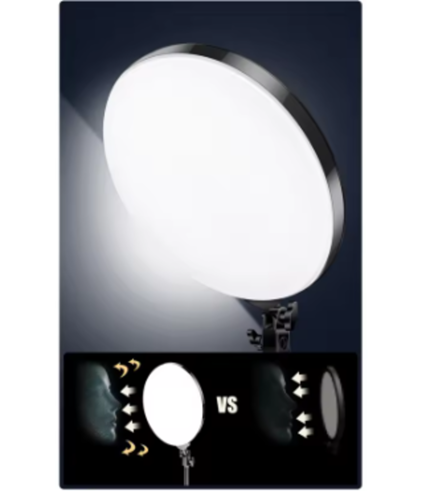 LED Fill Lamp Bi-Color Video Light Panel 2700K-5700K with Stand