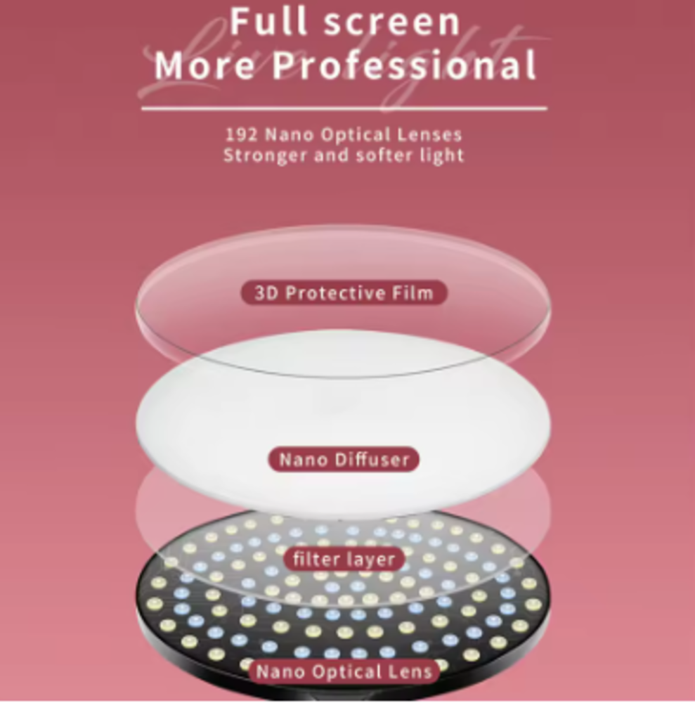 LED Fill Lamp Bi-Color Video Light Panel 2700K-5700K with Stand
