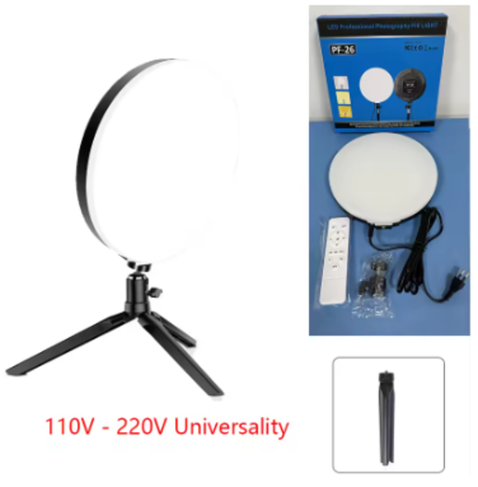 LED Fill Lamp Bi-Color Video Light Panel 2700K-5700K with Stand