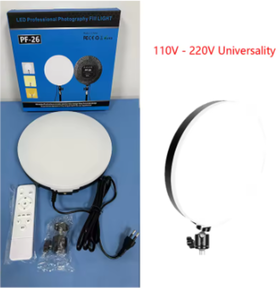 LED Fill Lamp Bi-Color Video Light Panel 2700K-5700K with Stand