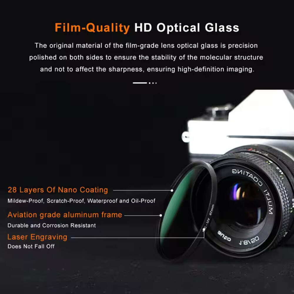 MC UV Filter Lens Protector Multi-Coated UV Filters for Camera Lenses