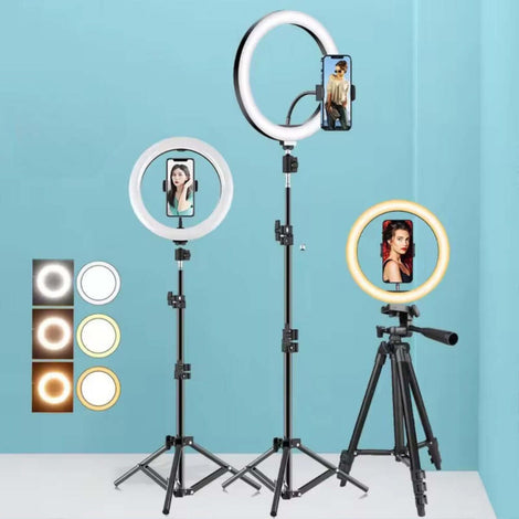 26CM LED Ring Light with Tripod Stand for Photography & Live Streaming