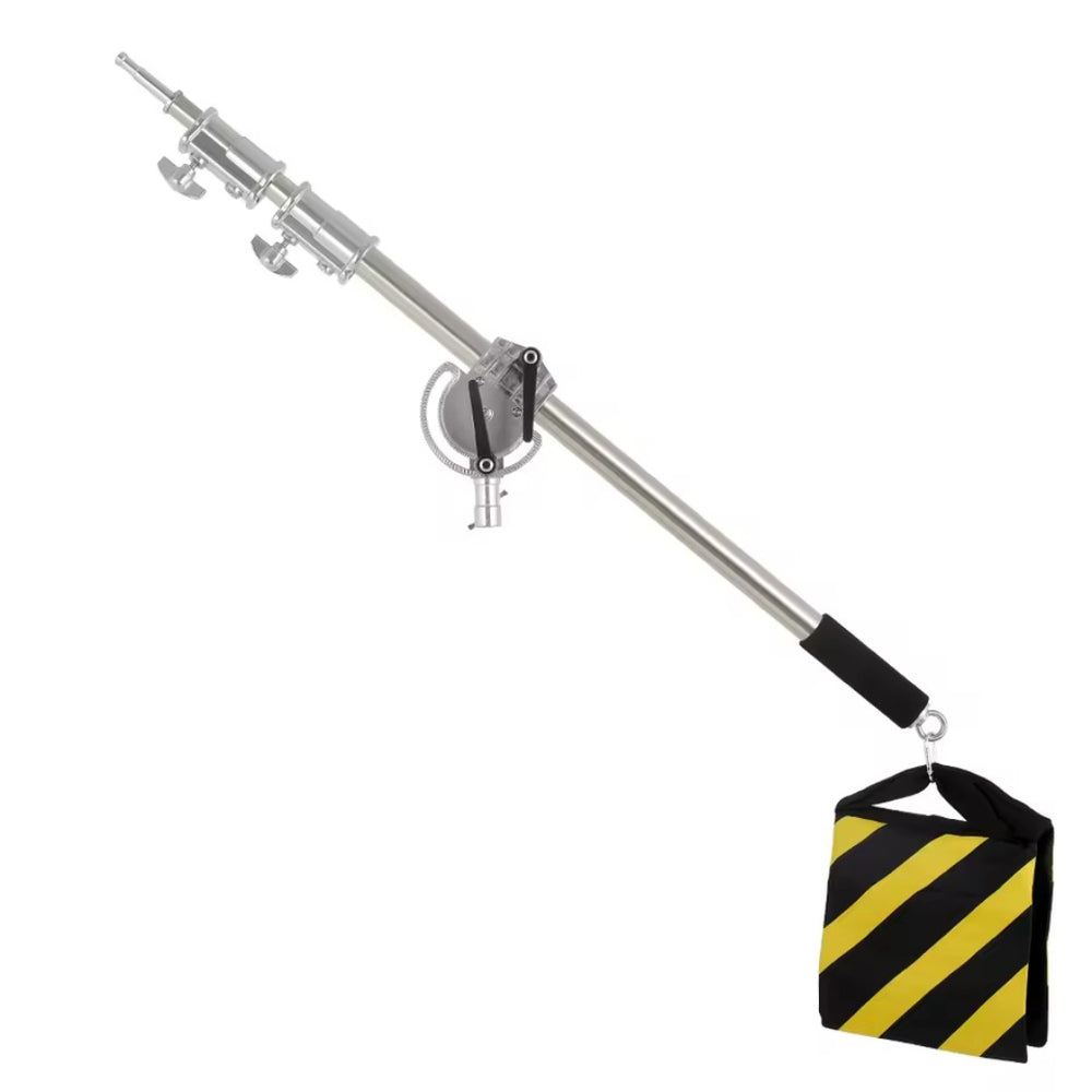 2.49M Cross Arm Light Stand Kit with Weight Bag – Photo Studio Rod