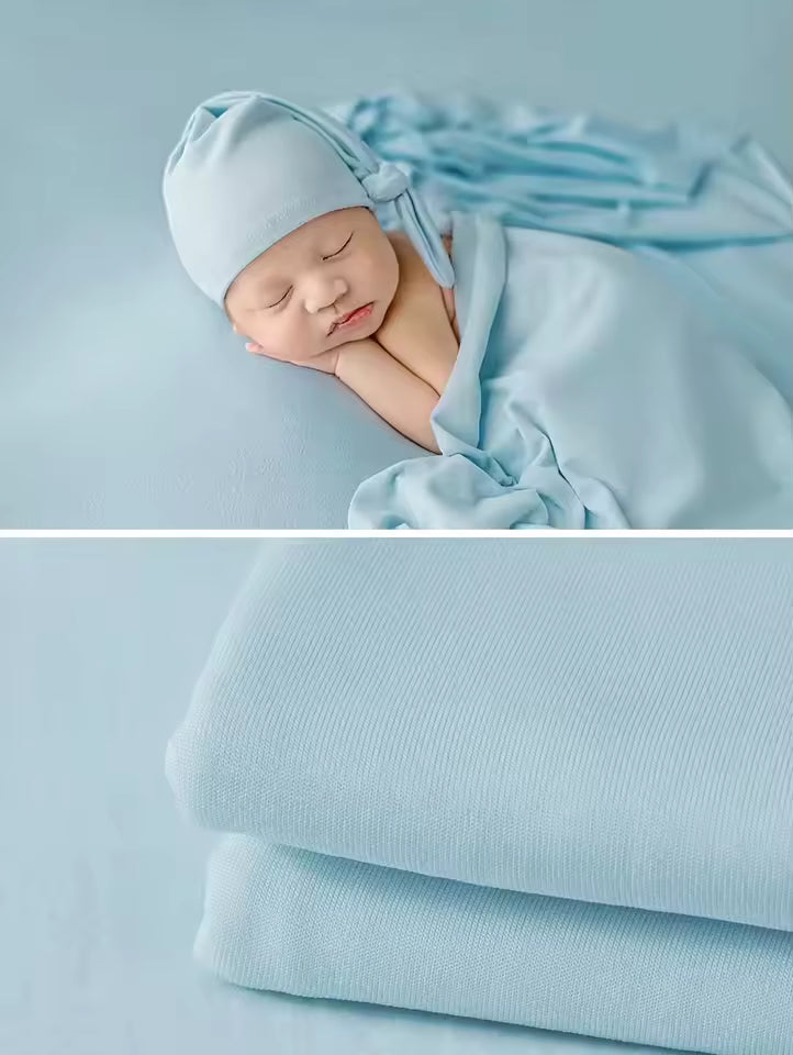 Newborn Photography Wrap – Soft, Stretchable Baby Photo Prop