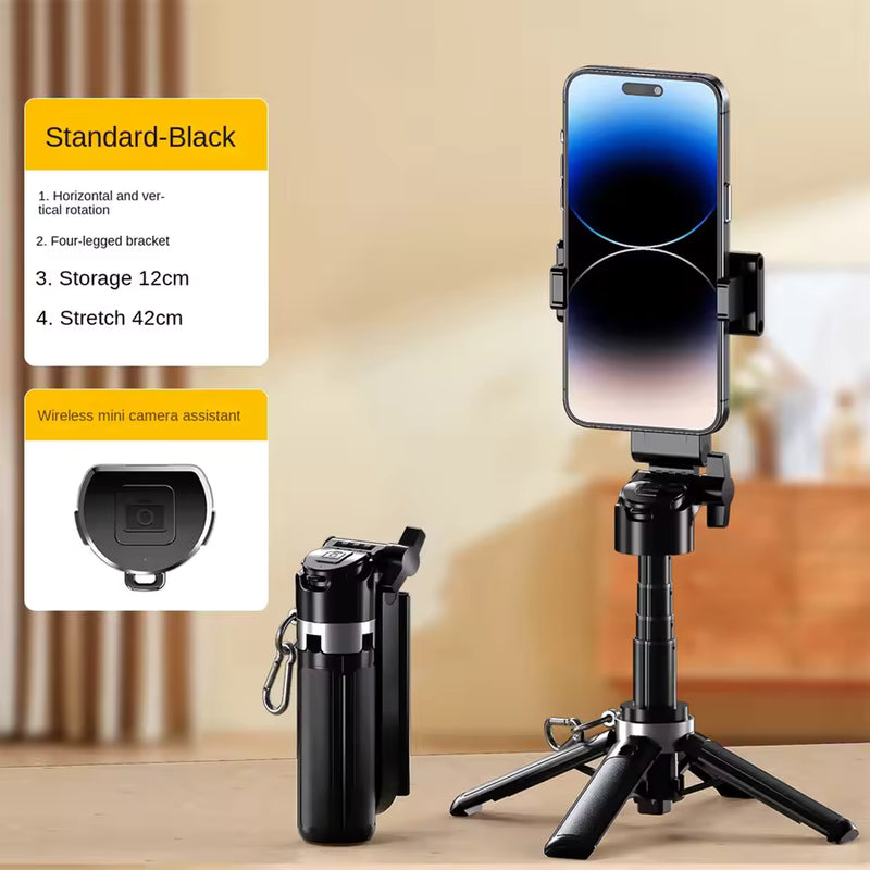 FANGTUOSI Wireless Selfie Stick Tripod – Foldable Anti-Shake Stand
