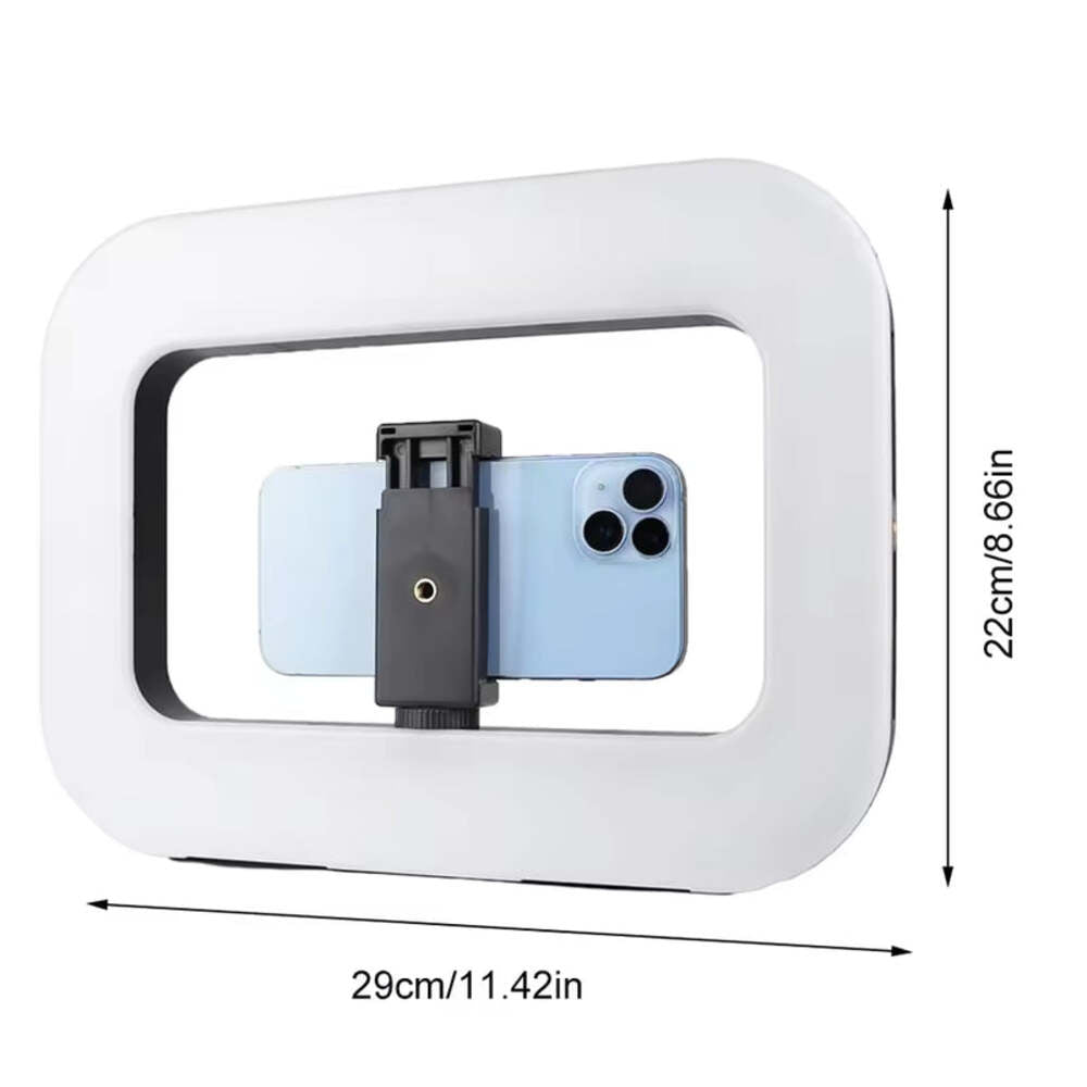 Handheld LED Ring Light & Mobile Video Stabilizer for TikTok & YouTube