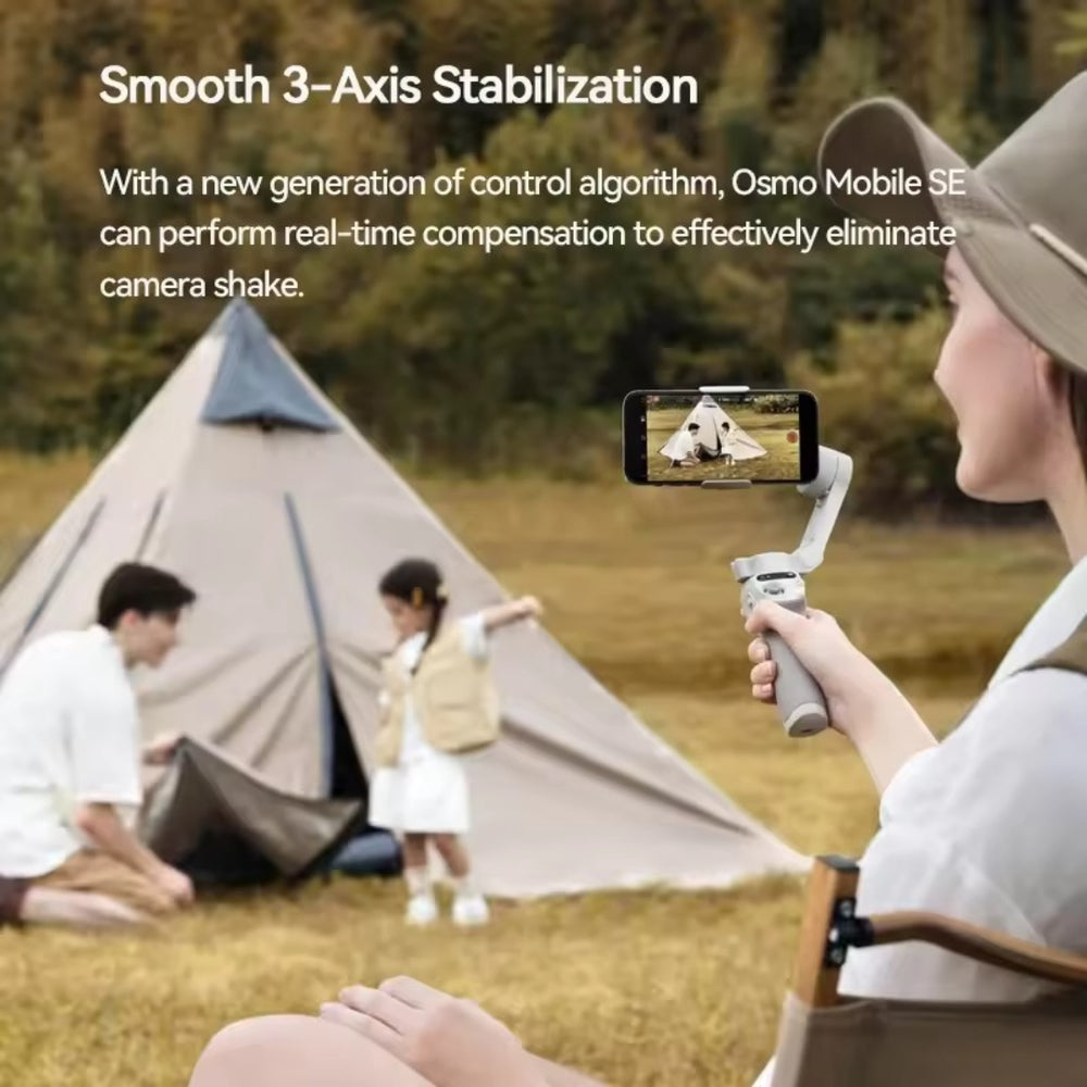 DJI Osmo Mobile SE – 3-Axis Foldable Magnetic Stabilizer