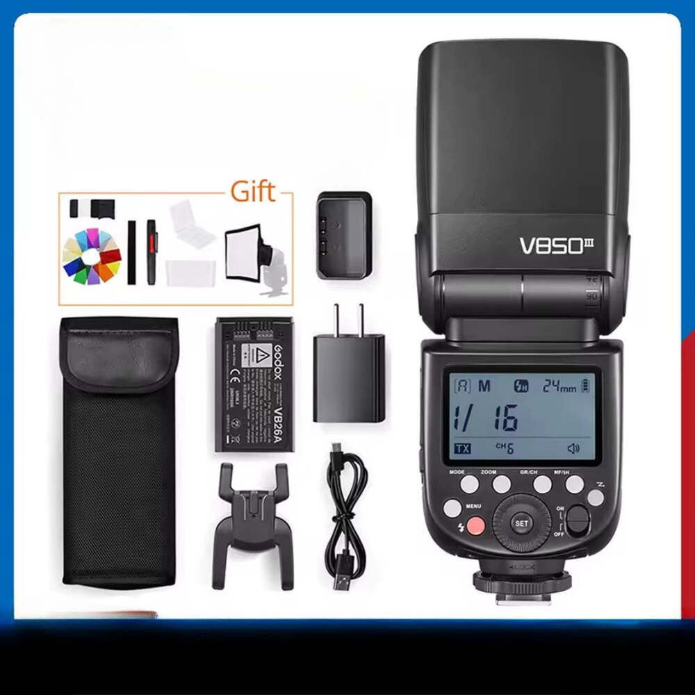 Godox V850III 76W GN60 Wireless Speedlite Li-ion Flash for Canon Nikon Sony
