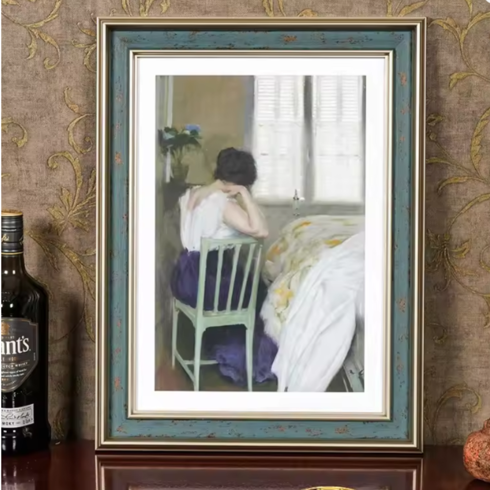 American Retro Photo Frame – Vintage Desktop & Wall Hanging Home Decor