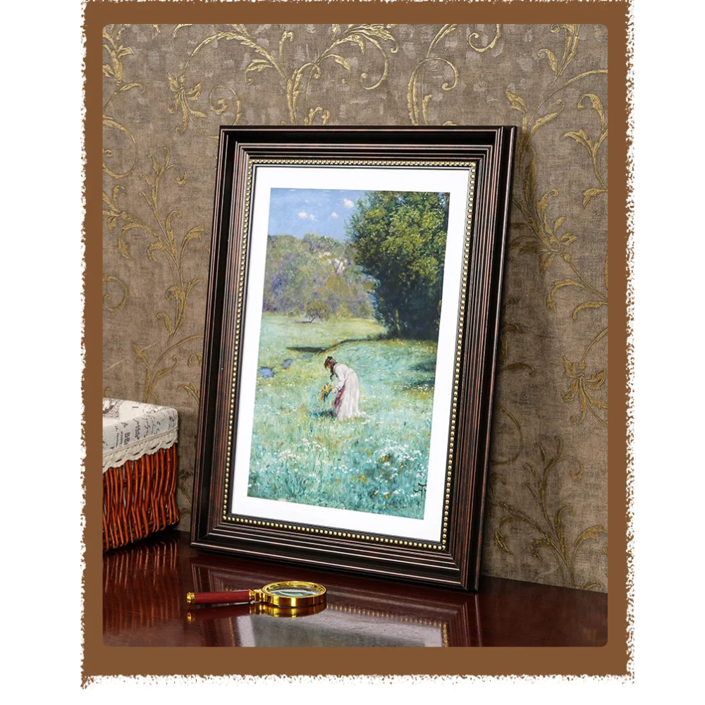 American Retro Photo Frame – Vintage Desktop & Wall Hanging Home Decor