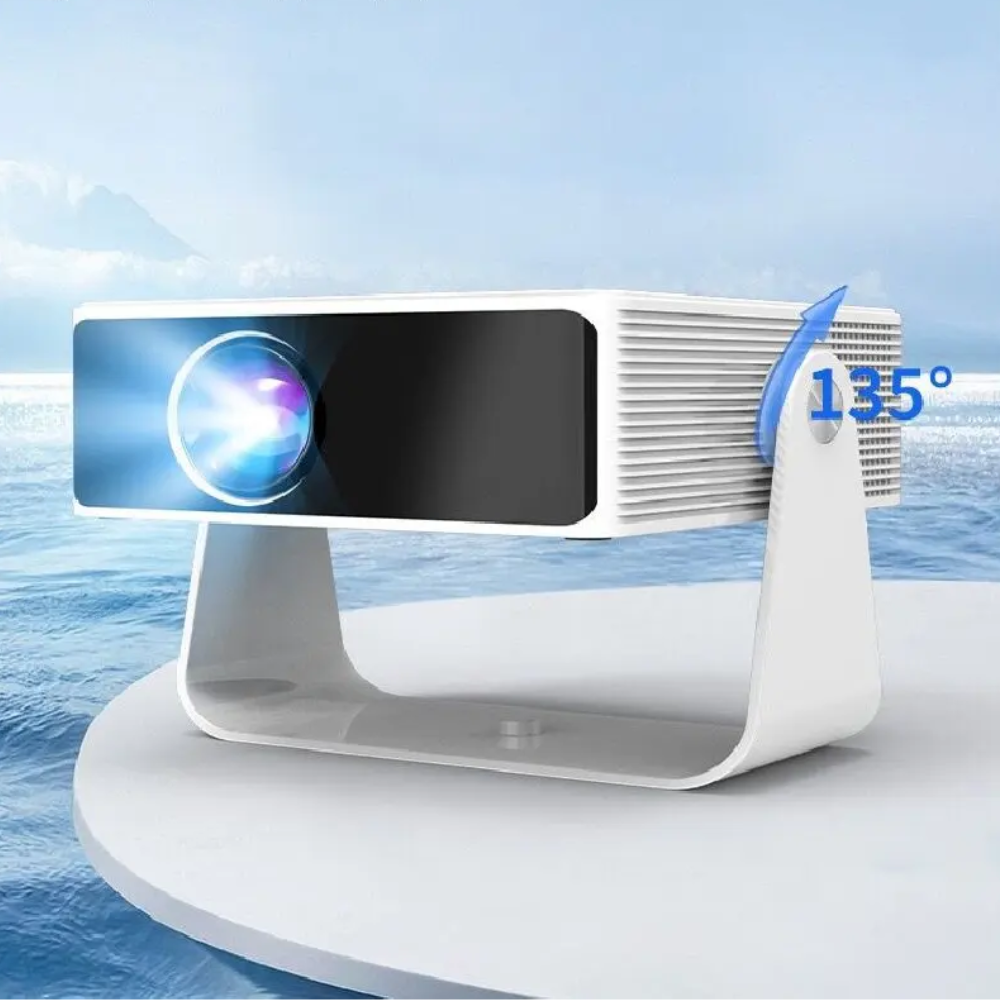 ZECAA Full HD 720P Smart Projector – WiFi 6, Android 11, Bluetooth 5.4