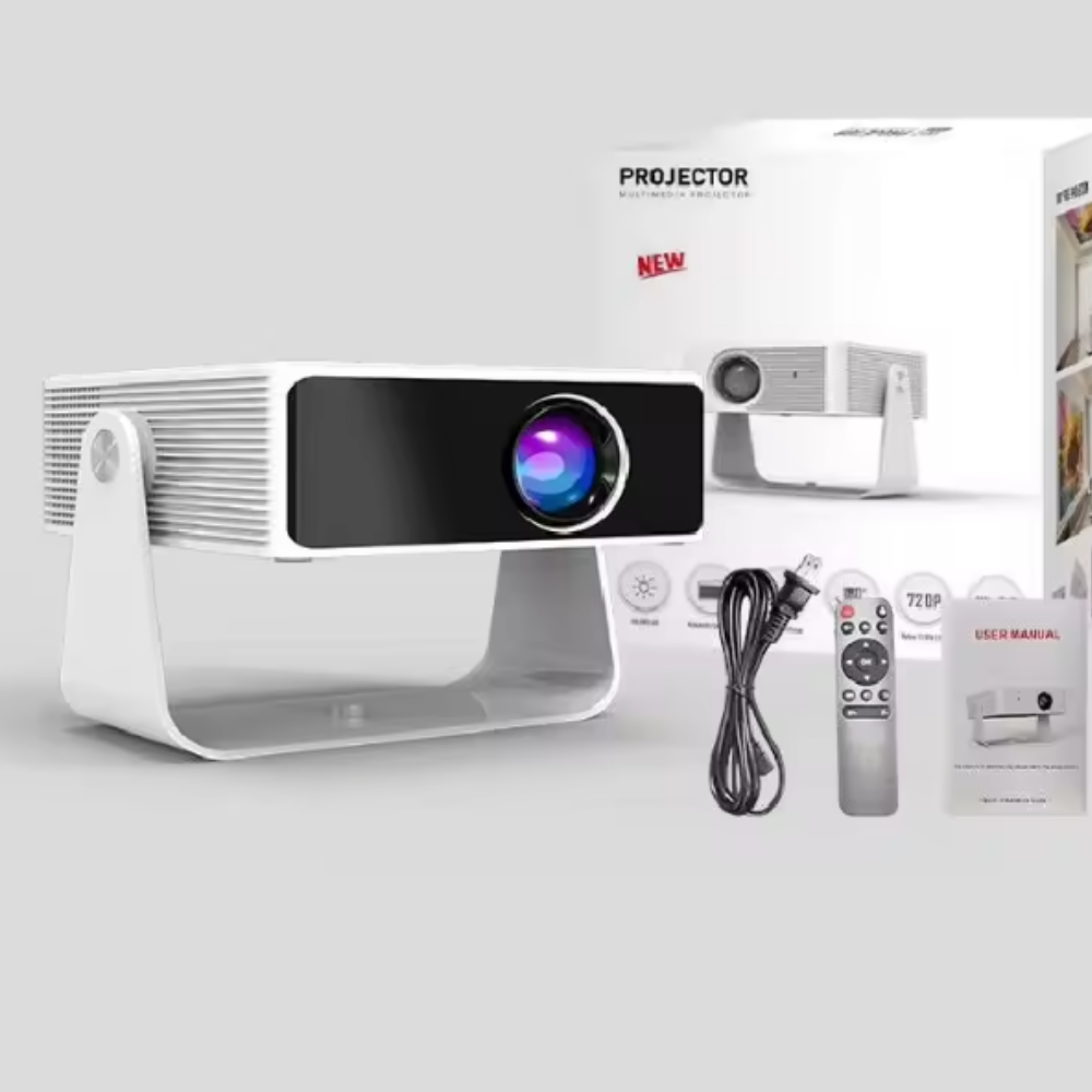 ZECAA Full HD 720P Smart Projector – WiFi 6, Android 11, Bluetooth 5.4